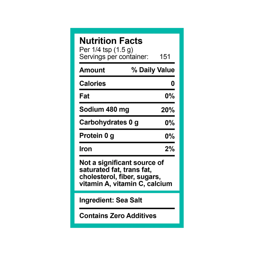 French Grey Sea Salt — 8oz Plastic Shaker
